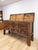 Antique Indian Dowry Chest 19th Century Brass Studs Iron Medieval Style Console For Sale - Image 12 of 12