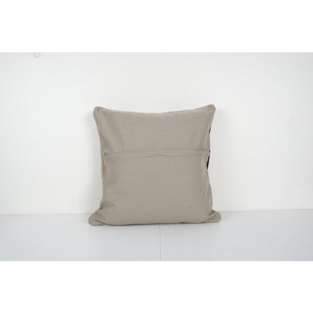 Turkish Kilim Pillow Cover For Sale - Image 4 of 4