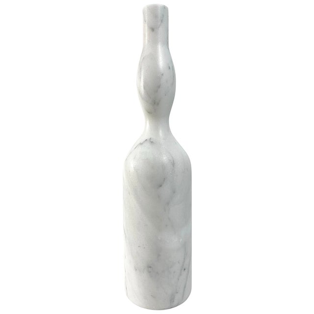 Inspired by the still life paintings of Morandi, designer Elisa Ossino created bottle form sculptures from carrara, rosso,...