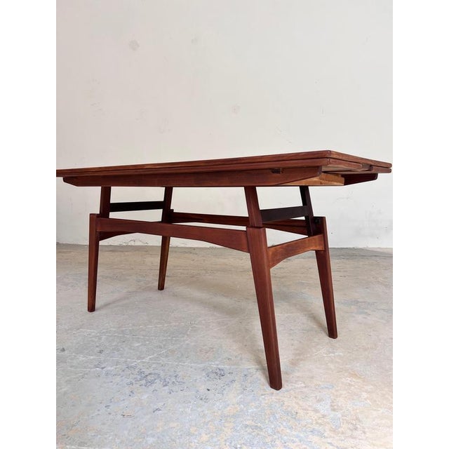 Adjustable Teak Coffee Table with Extensions, Denmark For Sale - Image 5 of 11