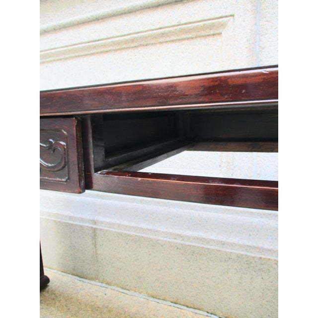 Antique Chinese Scroll Table For Sale - Image 9 of 12