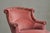 Late 19th Century Lounge Chair in Pink Velvet For Sale - Image 11 of 13