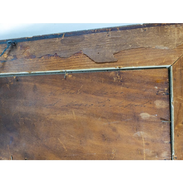 19th Century Italian Oil Painting on Wood Panel of a Young Merchant For Sale - Image 11 of 12