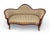 Victorian Walnut Framed Sofa, Cabriole Legs, White Castors Size :- 171 cms wide, 88 cms high. Seat height approximately 43...