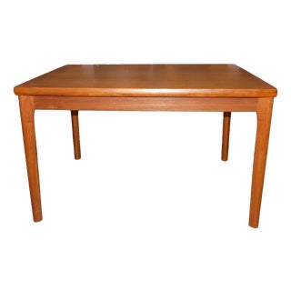 Vintage Danish Extendable Dining Table in Teak, 1960s For Sale