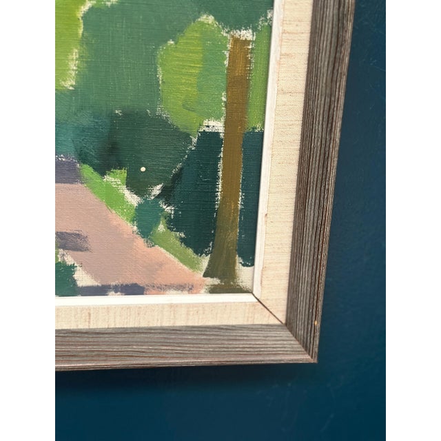 Richard Björklund, Garden, 1960s, Oil on Canvas, Framed For Sale - Image 8 of 17