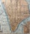 1909 antique fold out map from a travel guide of North America depicting the borough of Manhattan from 155th street south...