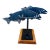 Signed Charles Ringer Kinetic Dual Trout / Salmon Cut Steel Brutalist Fish Sculpture Wood Base 1994 For Sale