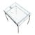 Mid-Century Wrought Iron Outdoor/ Patio Scrolling Side Table For Sale - Image 4 of 6