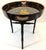 Chinoiserie Late 20th Century Regency Chinoiserie Style Lacquer and Faux Bamboo Folding Tray Table For Sale - Image 3 of 18
