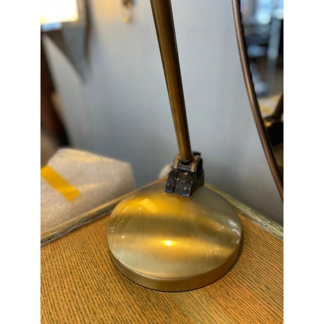 Vintage Brass Table Lamp, 1950s For Sale - Image 6 of 10