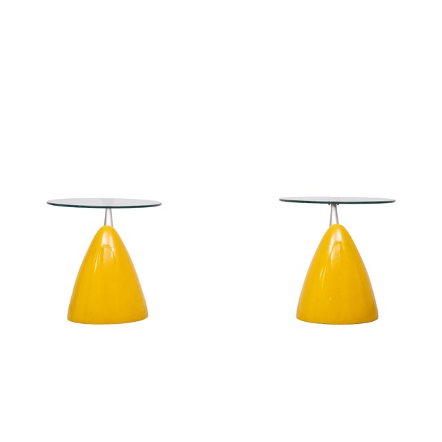 Space Ace Bullet Side Tables, Italy, 1980s, Set of 2 For Sale - Image 4 of 9