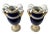 German Cobalt Blue Porcelain Vases by August Leuteritz for Meissen, 1890s, Set of 2 For Sale - Image 4 of 11