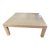 The Ceh Custom Parsons Burlwood Coffee Table For Sale