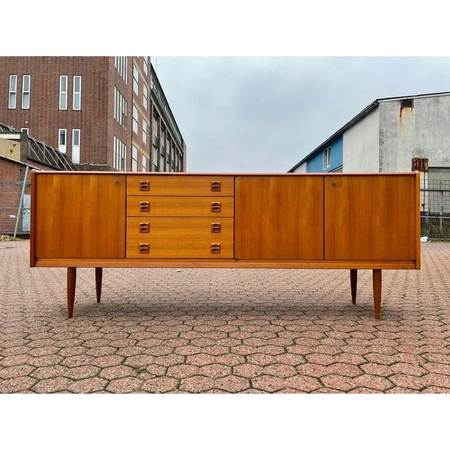 Vintage Danish Teak Sideboard, 1960s For Sale - Image 9 of 9