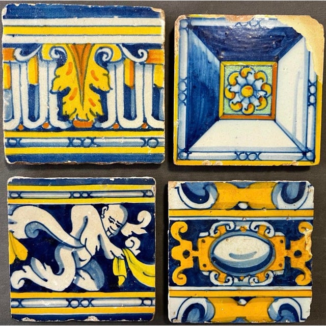 Triana Tiles, 1600, Set of 4 For Sale - Image 9 of 9