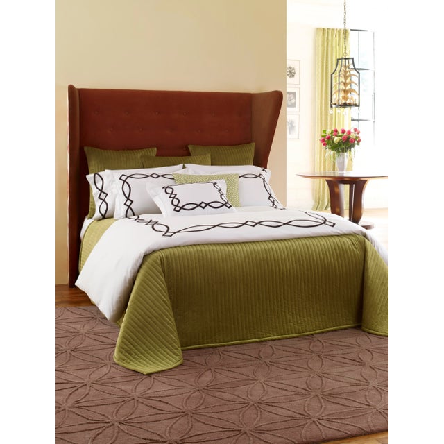 Contemporary Zoe Oversize King Cotton Duvet Set, White, 3 Pieces For Sale - Image 3 of 5