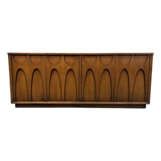 Mid 20th Century Broyhill "Brasilia" Mid-Century Modern Walnut Credenza For Sale
