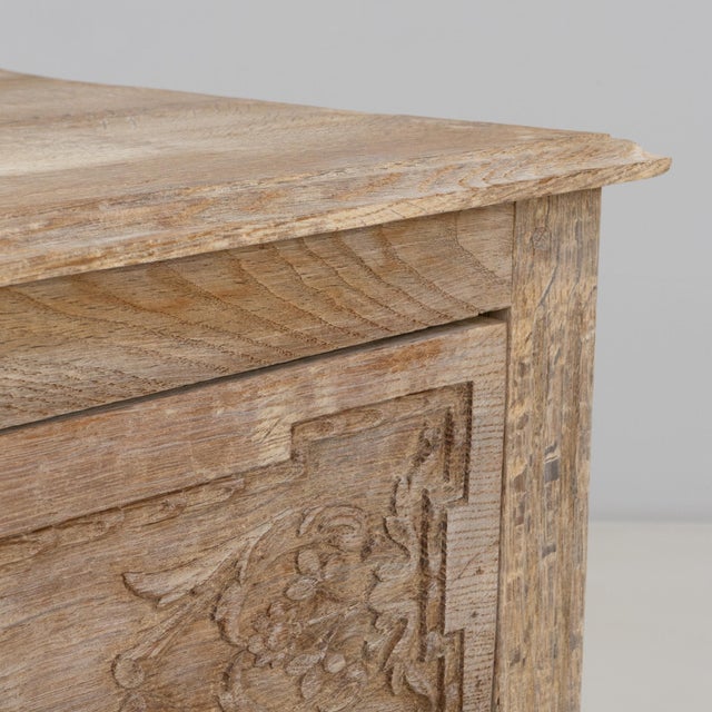 19th Century French Gustavian Oak Chest of Drawers. This exquisite chest reflects the refined symmetry and understated...