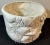 Ceramic Vintage Italian Grotto Style Shell Form Glazed White Pottery Planter For Sale - Image 7 of 7