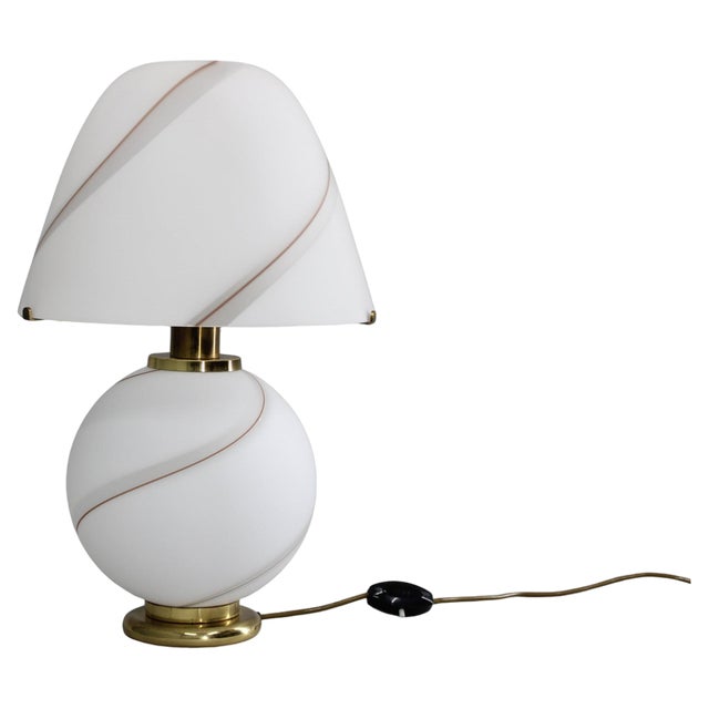 Italian Murano Glass Table Lamp, 1970s For Sale