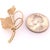 Modern 14 Karat Yellow Gold Freeform Leaf Brooch or Pin For Sale - Image 3 of 8