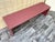 Modern Post Modern Lacquered Raspberry Accent Bench by B&b Italia. Circa 1990s For Sale - Image 3 of 18