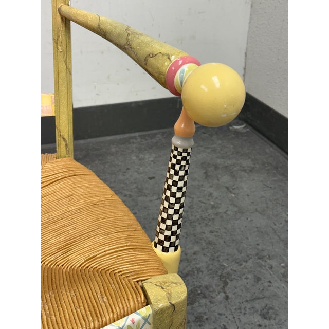 MacKenzie-Childs Flower Basket Armchairs, Pair For Sale - Image 11 of 12