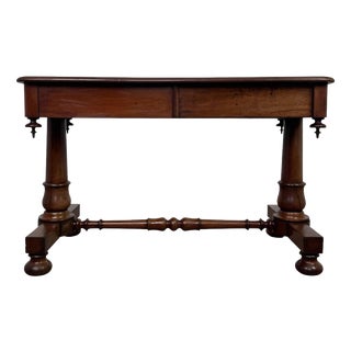 19th Century English Mahogany Side Table For Sale
