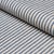 Schumacher Mathis Ticking Stripe Fabric In Indigo For Sale