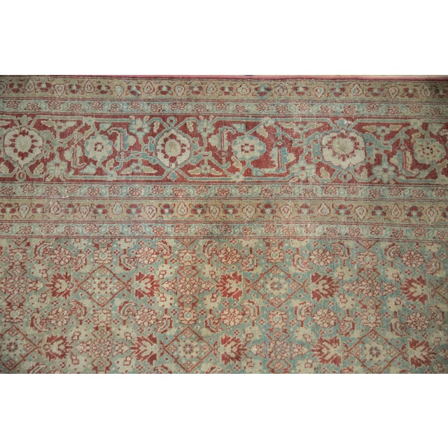 Vintage Distressed Tabriz Carpet - 6'2" X 9'11" For Sale In New York - Image 6 of 11
