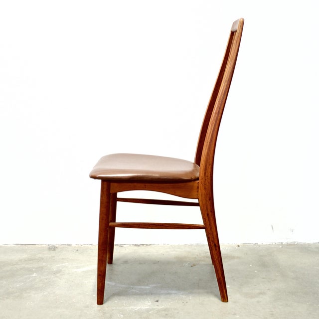 Wood Koefoed Hornslet “Eva” Set of 4 Teak Dining Chairs For Sale - Image 7 of 17