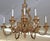Mid 20th Century Italian Gilt Bronze Baroque / Rococo Style 10 Light Chandelier For Sale - Image 10 of 17