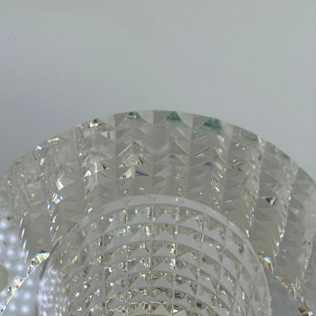 Glass Optical Glass Vase from Veritas, 2016 For Sale - Image 7 of 11