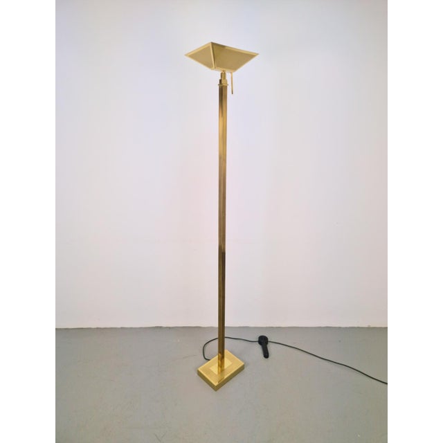Vintage Brass Floor Lamp from Deknudt, 1970s For Sale - Image 17 of 17