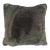 Grey Rabbit Faux Fur Pillow For Sale