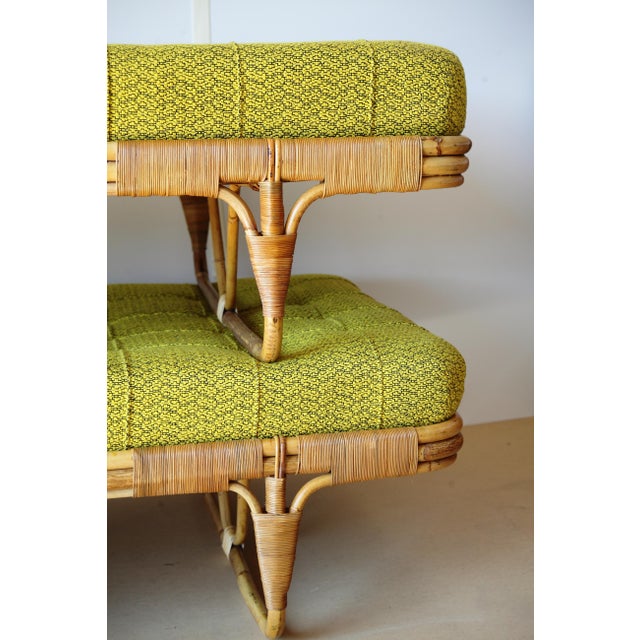Mid-Century Modern Rattan Daybed from Úluv, 1960s, Set of 2 For Sale - Image 15 of 18
