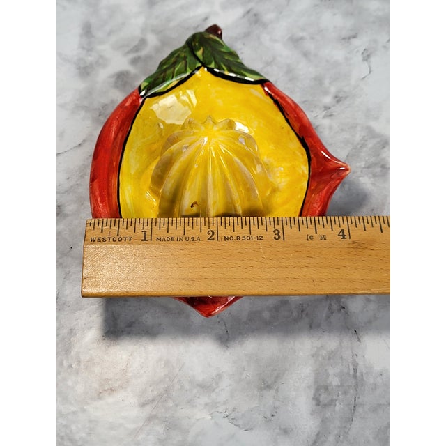 Salvatore Gurreri Hand Painted Citrus Reamer For Sale - Image 10 of 12