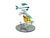 1960s Vintage Italian Murano Glass Fish Figures-a Set of Seven For Sale - Image 5 of 10
