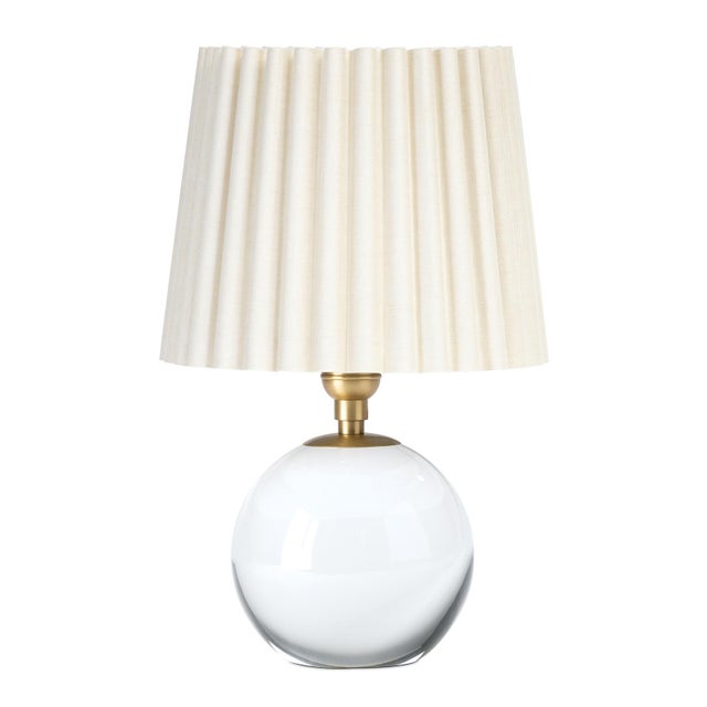 The Giorgio Mini Table Lamp provides a soft, inviting glow through its oyster pleated shade, making it a perfect accent...