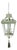 A Vintage “Visual Comfort” Style Iron Celadon Green Chandelier For Sale