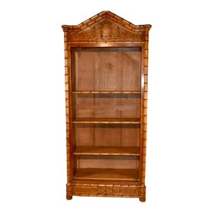 19th Century French Bird's Eye Maple and Cherry Bookcase