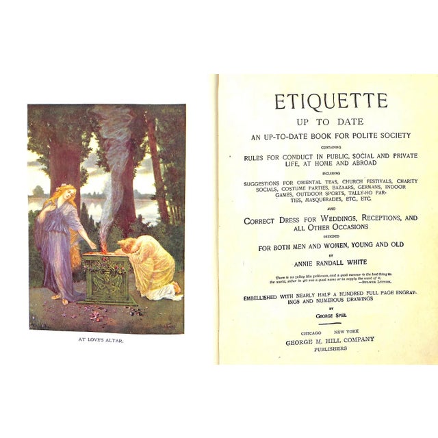 WHITE, Annie Randall [430] pp. George M. Hill Company 1901 9 3/4" x 7 1/2" Embellished w/ nearly half a hundred full page...