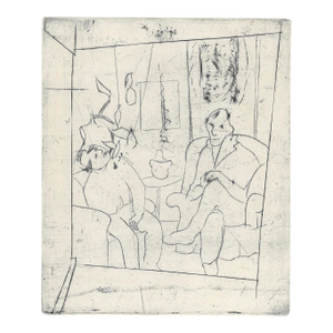 1981 Jon Fasanelli Cawelti Brian and Carew Modern Etching