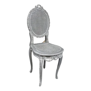Louis XV Style Cane Vanity Chair