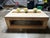 Handcrafted Rustic Wood Outdoor Coffee Table With Built-in Planter For Sale - Image 6 of 9