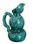 1950s Mid-Century Modern Ray Camart Vallauris Emerald Green Double-Bulb Pitcher For Sale - Image 4 of 8