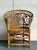 Vintage Boho Medallion Back Bamboo Brighton Pavillon Chair For Sale In West Palm - Image 6 of 12