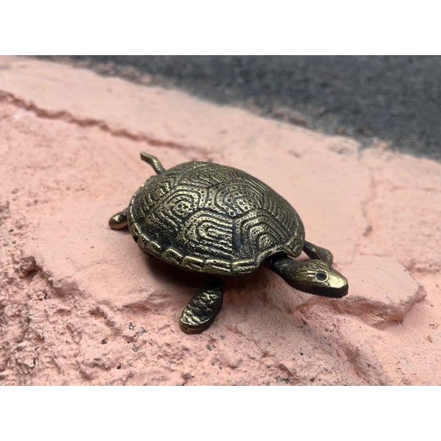 Turtle Design Ashtray With Lid For Sale - Image 9 of 10