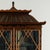 1970s Vintage Chinese Chippendale Style Pagoda Glass Front Cabinet on Stand by Maitland Smith For Sale - Image 5 of 18